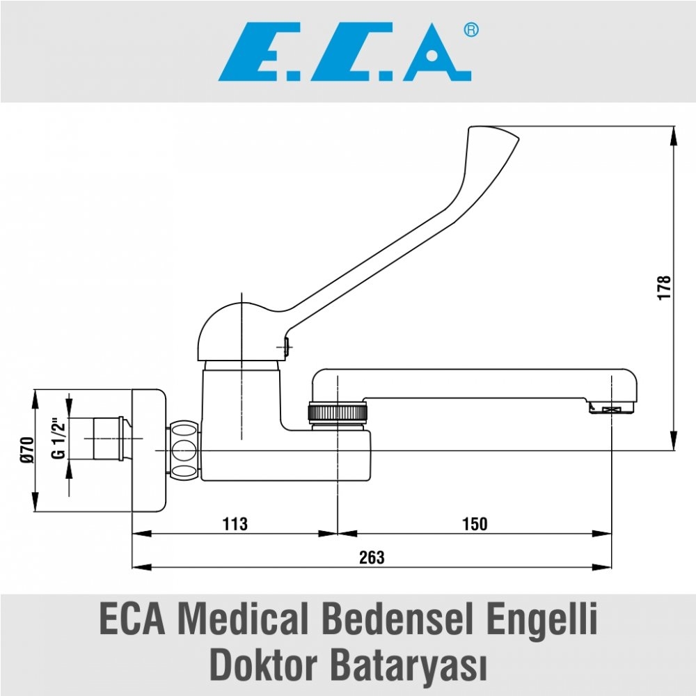 ECA Medical Bedensel Engelli / Doktor Bataryası, 102107258H