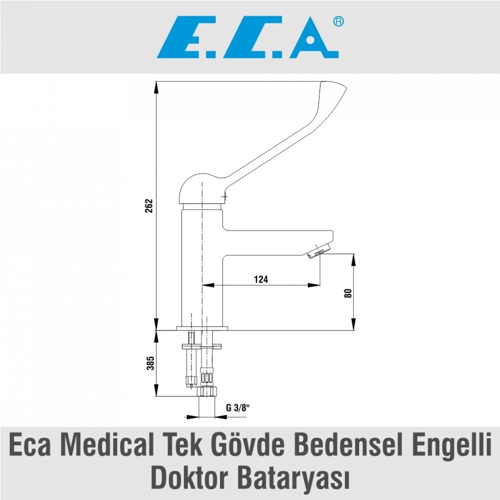 Eca Medical Tek Gövde Bedensel Engelli / Doktor Bataryası, 102108901H