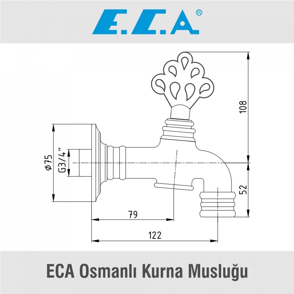 ECA Osmanlı Kurna Musluğu, 102209223 
