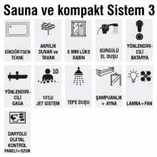 Sauna ve kompakt Sistem 3