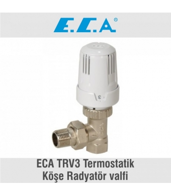 ECA TRV3 Termostatik Köşe Radyatör valfi 1/2, 602120531 
