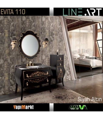 Lineart Evita 110 Cm. Banyo Dolabı  (Boy Dolabı Dahil Değildir)
