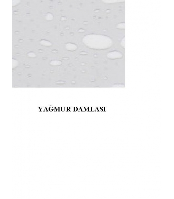 Temper Cam Yağmur Damlası, 6 mm