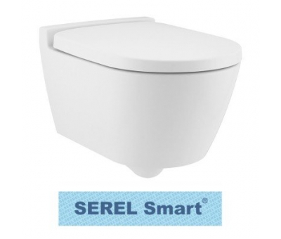 SEREL Smart 52 cm. Kanalsız Asma Klozet ve Beta Yavaş Kapanan Klozet Kapağı