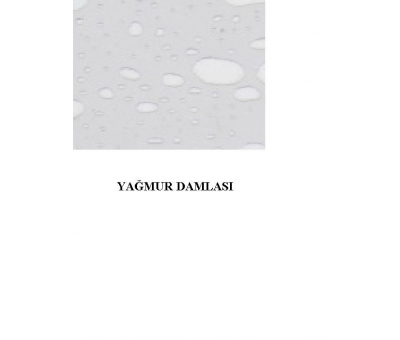 Temper Cam Yağmur Damlası, 6 mm